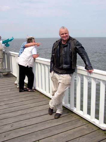 Motorrad-Tour an die Nordsee: Jörg in Cuxhaven