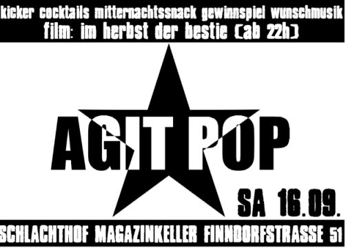 Agit Pop Disco Schlachthof Magazinkeller