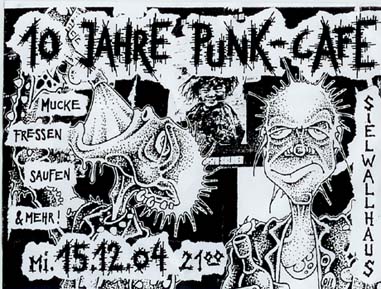 10 Jahre Punk-Cafe in Bremen, Germany