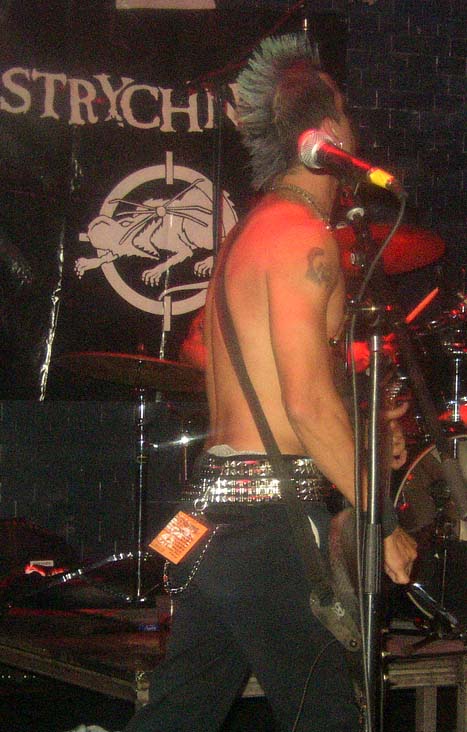 Strychnine: Punk band from Oakland, California on third B.O.B. Festival in Bremen 2003