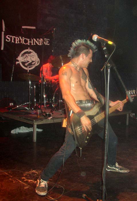 Strychnine: Punk band from Oakland, California on third B.O.B. Festival in Bremen 2003